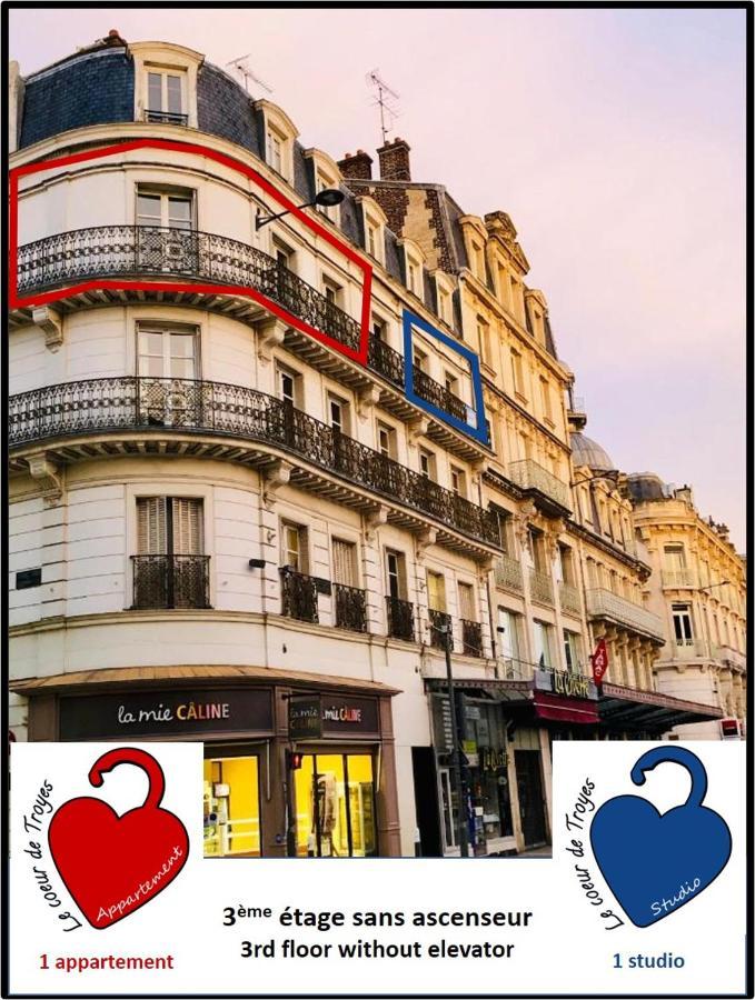 Le Coeur De Troyes - Appartement & Studio المظهر الخارجي الصورة